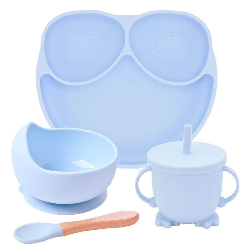 Silicone Baby Feeding Set with Suction Plate and Cup - MAMTASTIC