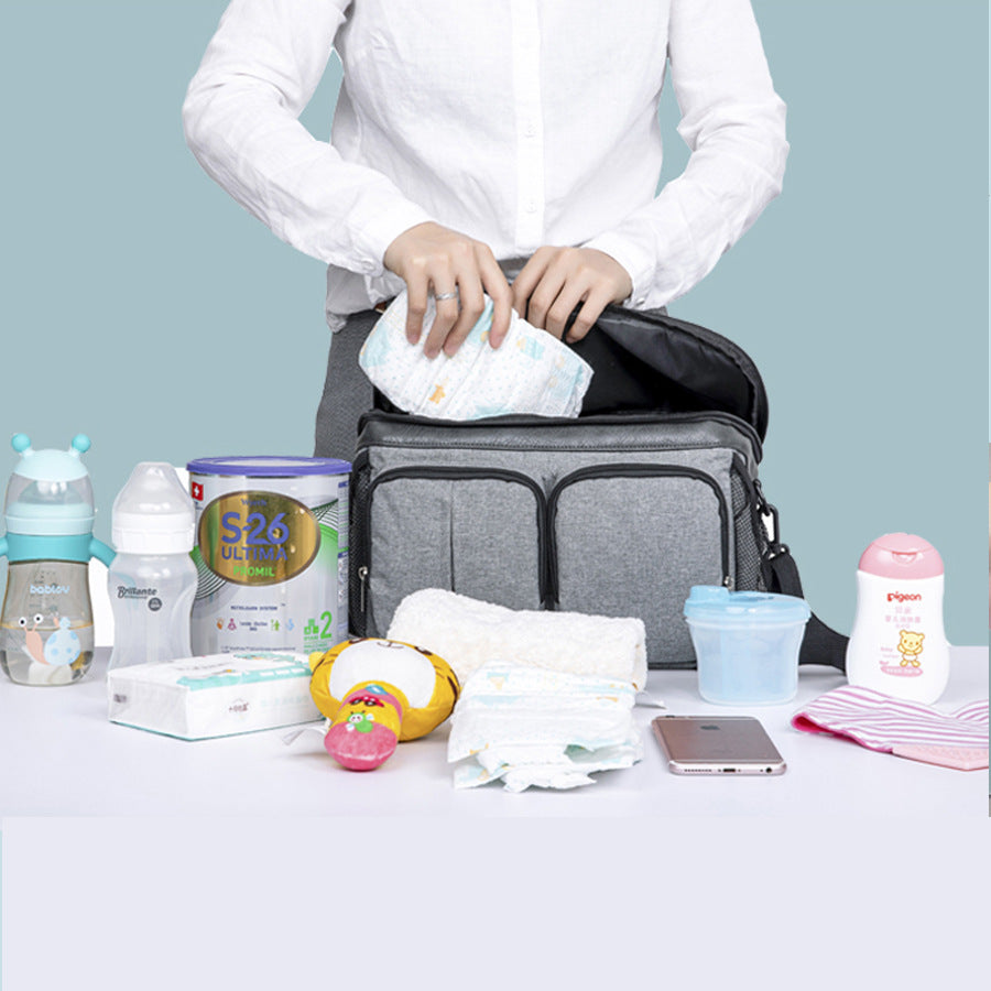Multi-Functional Diaper Bag with Multiple Compartments and Pockets - MAMTASTIC