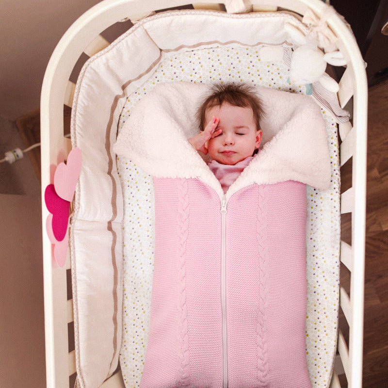 Cozy Baby Sleeping Bag with Zipper and Hood for Warmth and Comfort - MAMTASTIC