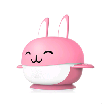 Cute Baby Tableware Set with Divided Bowl and Suction Base - MAMTASTIC