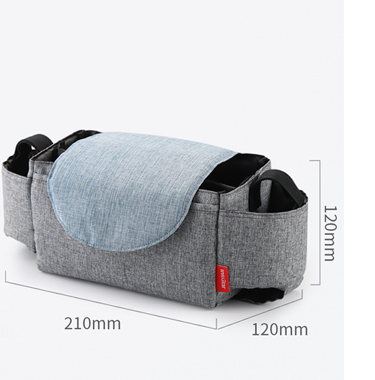 Stroller Organizer Bag with Cup Holders and Multiple Pockets - MAMTASTIC