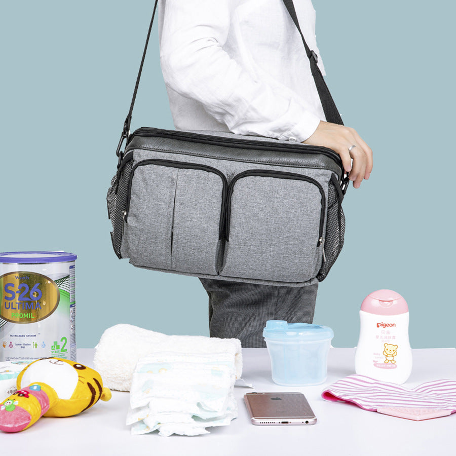 Multi-Functional Diaper Bag with Multiple Compartments and Pockets - MAMTASTIC