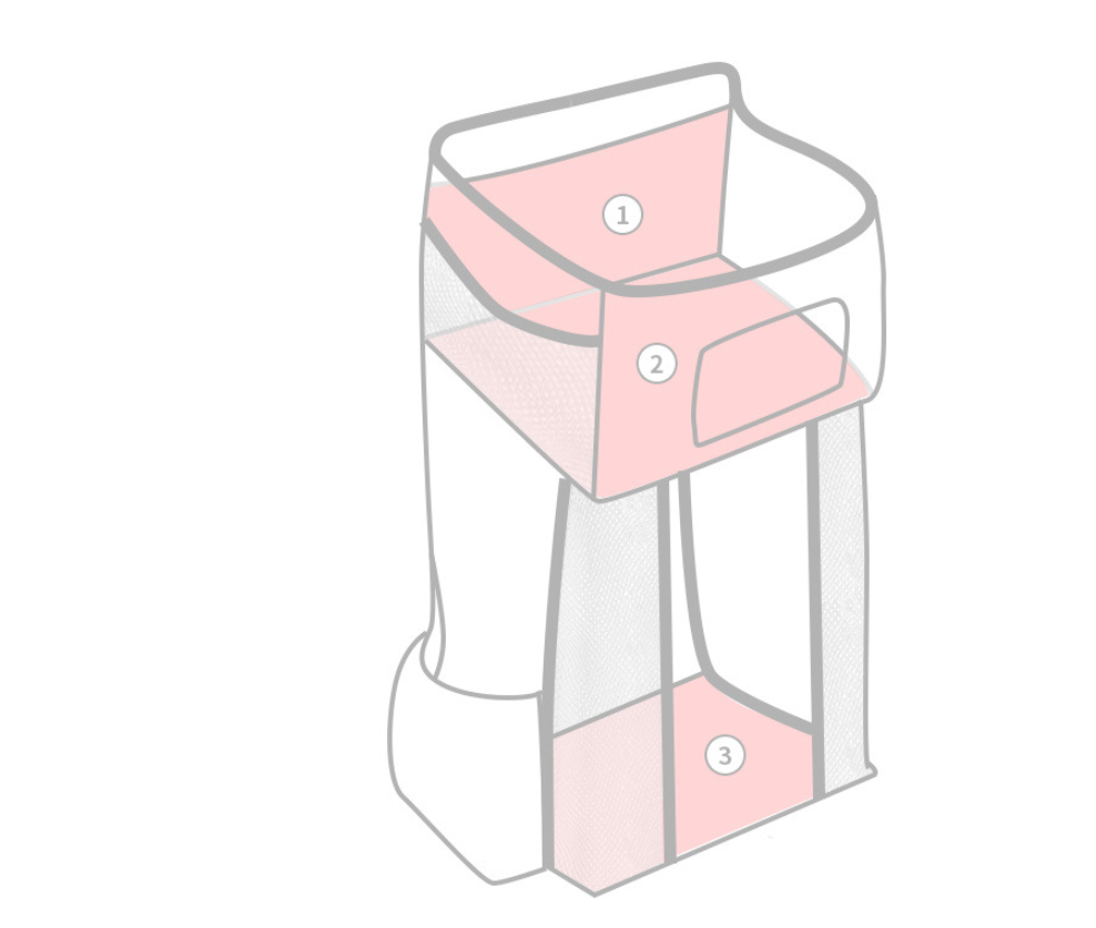 Hanging Diaper Organizer for Crib: Keep Essentials Within Reach - MAMTASTIC