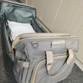 Portable Folding Crib and Diaper Bag Combo - Travel-Ready Baby Essentials - MAMTASTIC