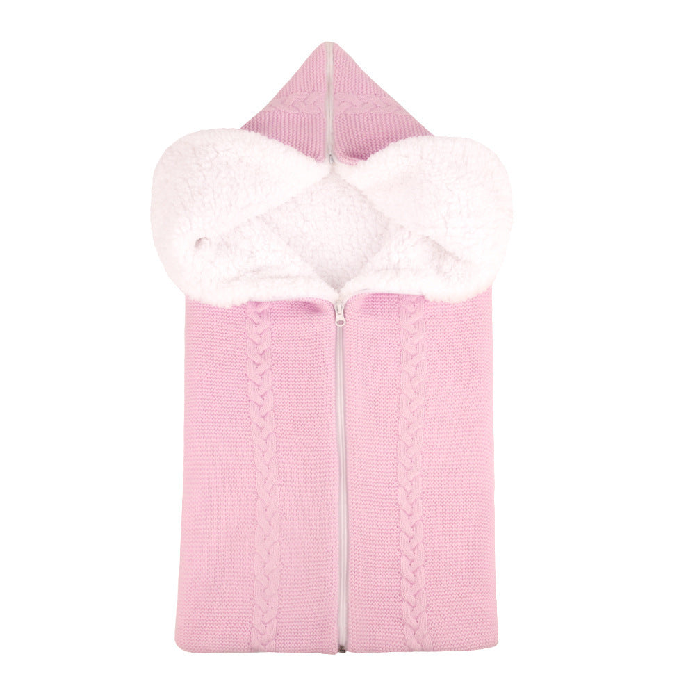 Cozy Baby Sleeping Bag with Zipper and Hood for Warmth and Comfort - MAMTASTIC