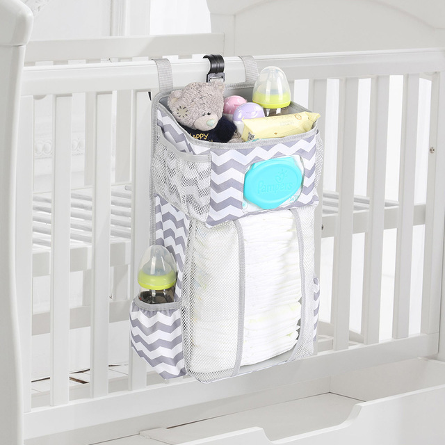 Hanging Diaper Organizer for Crib: Keep Essentials Within Reach - MAMTASTIC