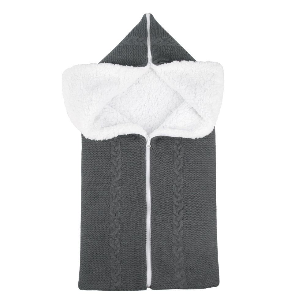 Cozy Baby Sleeping Bag with Zipper and Hood for Warmth and Comfort - MAMTASTIC