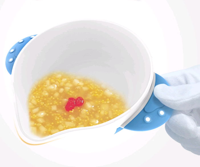 Cute Baby Tableware Set with Divided Bowl and Suction Base - MAMTASTIC
