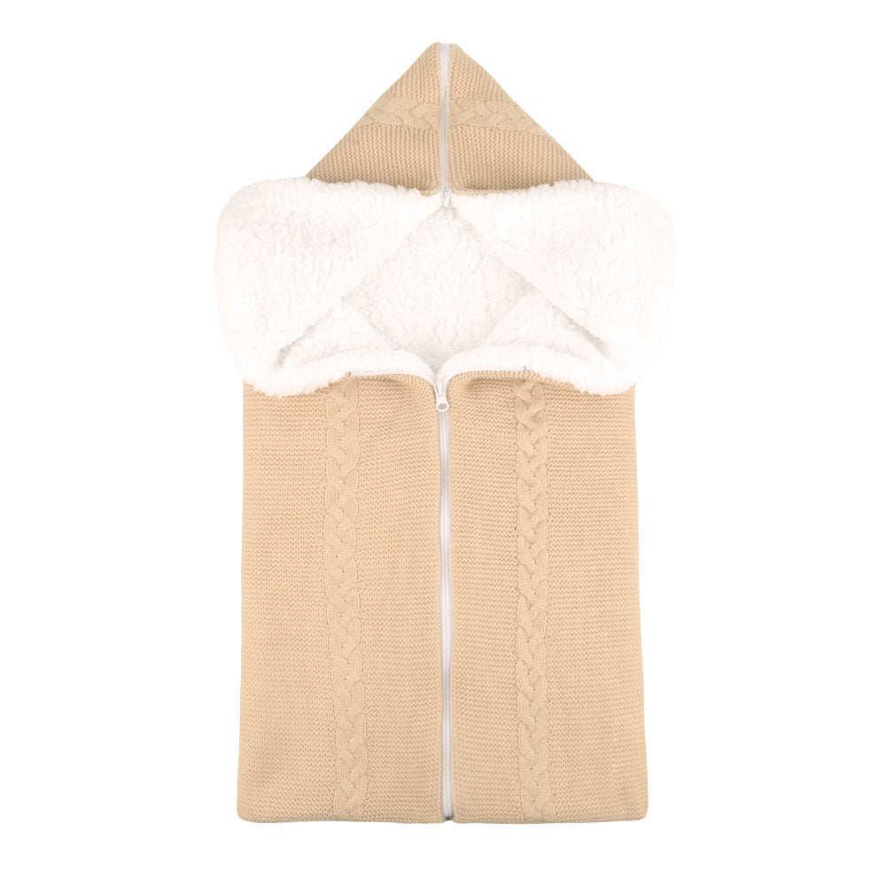 Cozy Baby Sleeping Bag with Zipper and Hood for Warmth and Comfort - MAMTASTIC