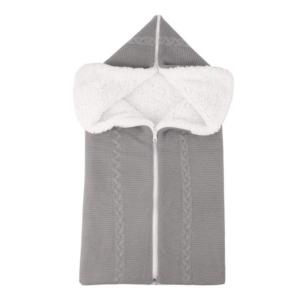 Cozy Baby Sleeping Bag with Zipper and Hood for Warmth and Comfort - MAMTASTIC