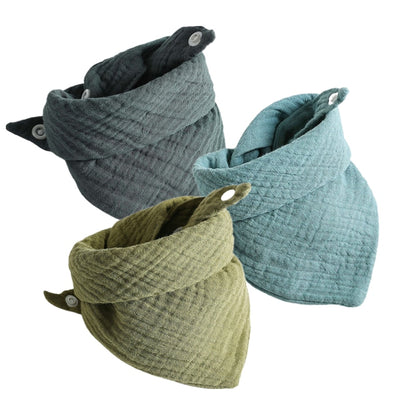 Cotton Gauze Baby Bibs: Soft, Absorbent, and Stylish - MAMTASTIC