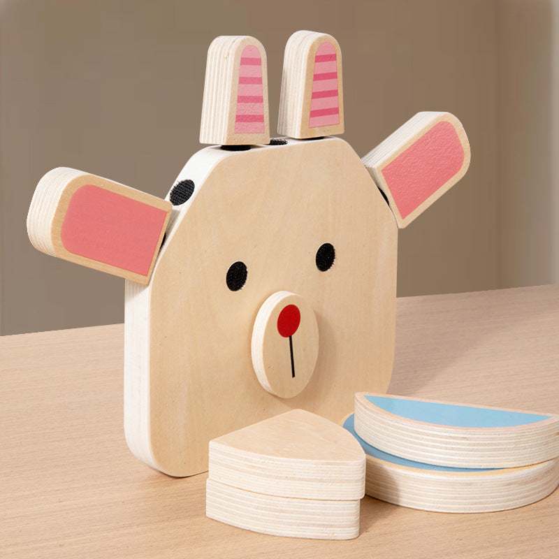 Toddler Learning Toy: Face Changing Cube Blocks