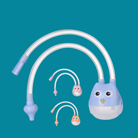 Baby Nasal Aspirator with Owl Design - Gentle and Effective - MAMTASTIC