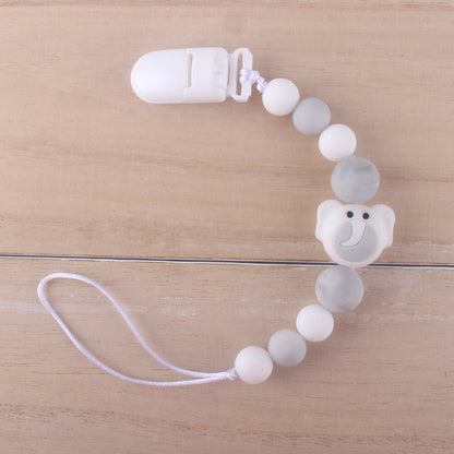 Silicone Pacifier Chain with Cute Animal Designs - Safe and Easy to Clean - MAMTASTIC