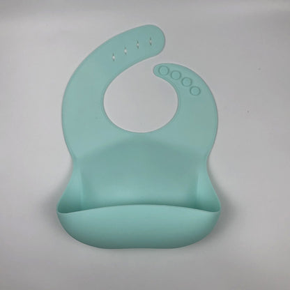 Waterproof Silicone Bib with Food Catcher for Babies - MAMTASTIC