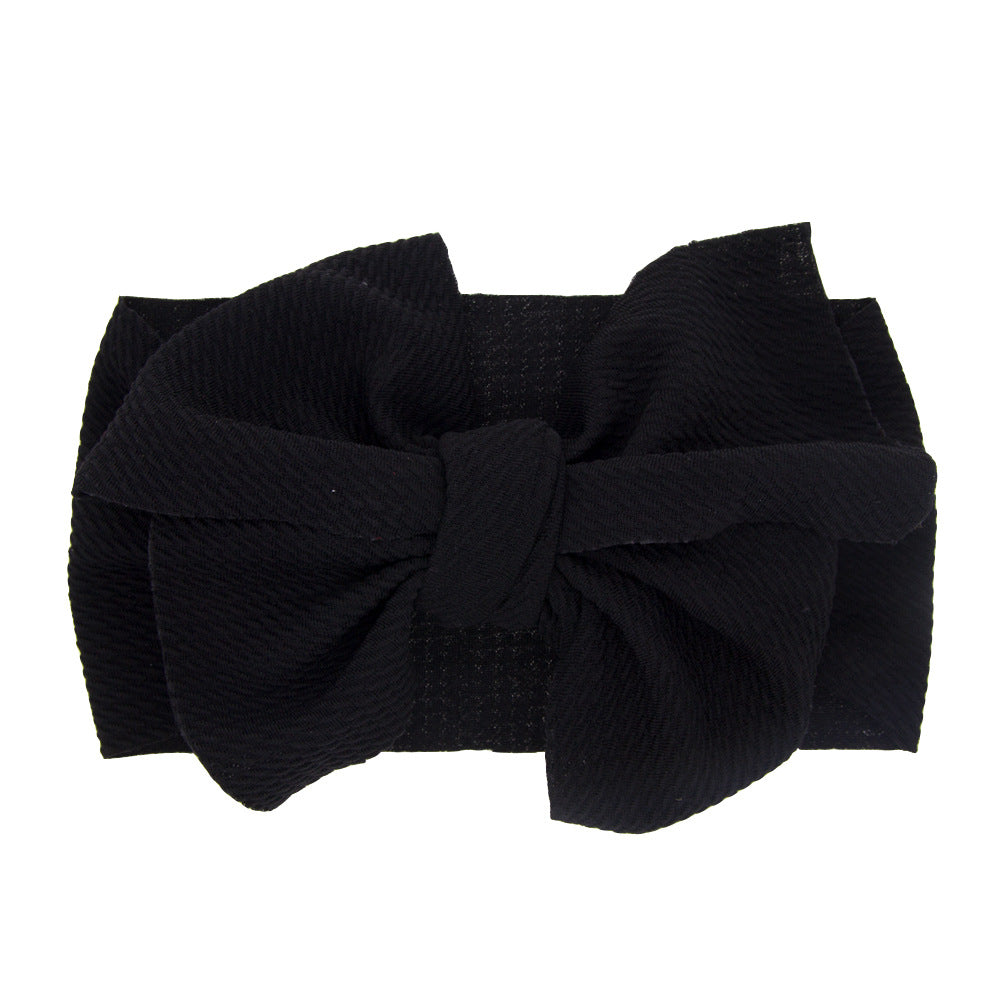 Solid Colored Bow Headband for Newborn Baby - MAMTASTIC