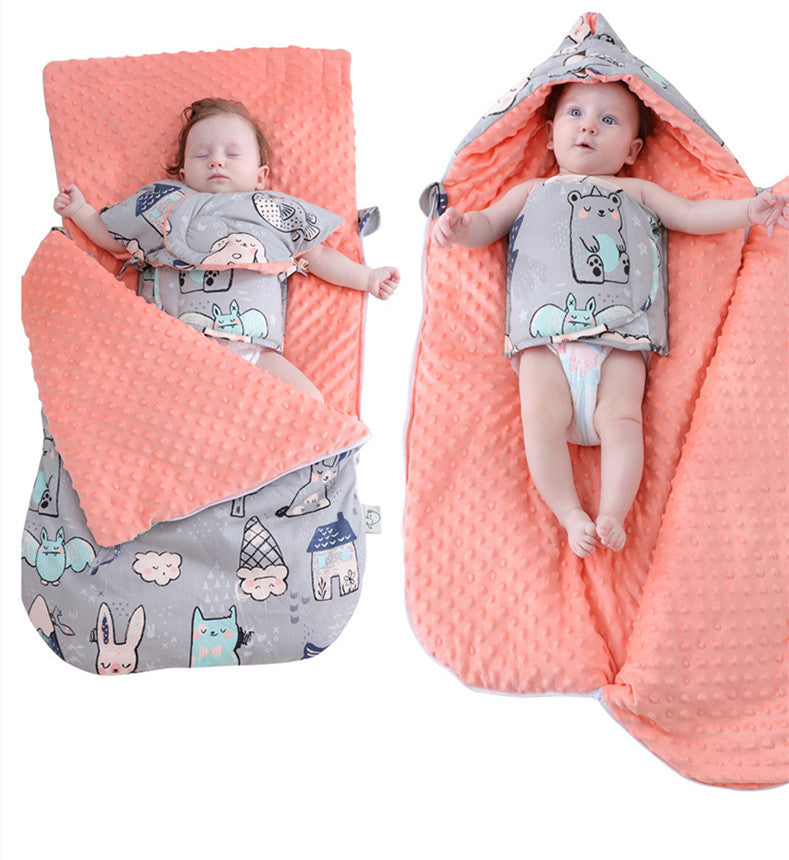 Newborn Baby Warm Fleece Blanket Stroller Quilt - MAMTASTIC