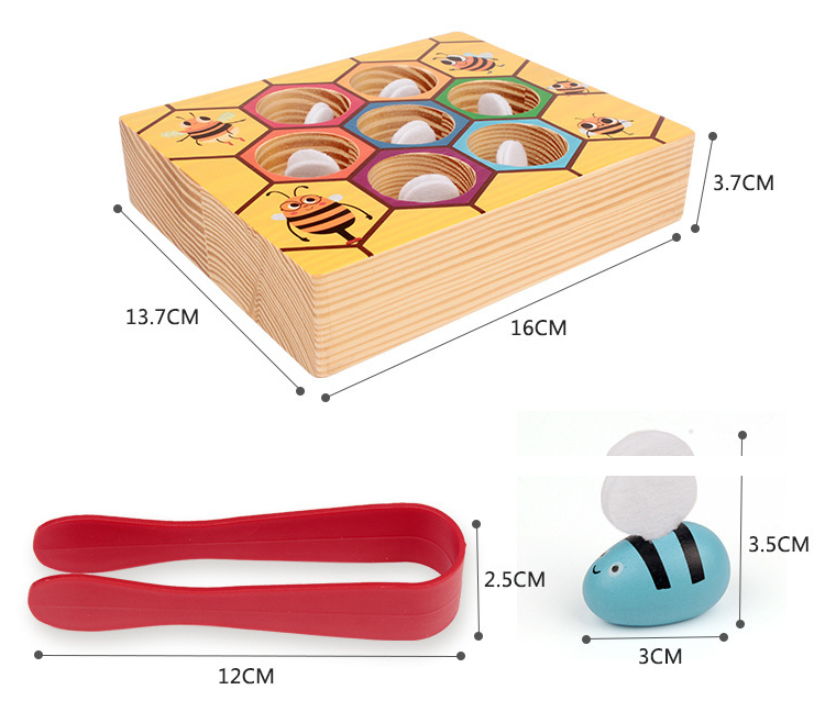 Colour Cognition Wooden Matching Toys - MAMTASTIC