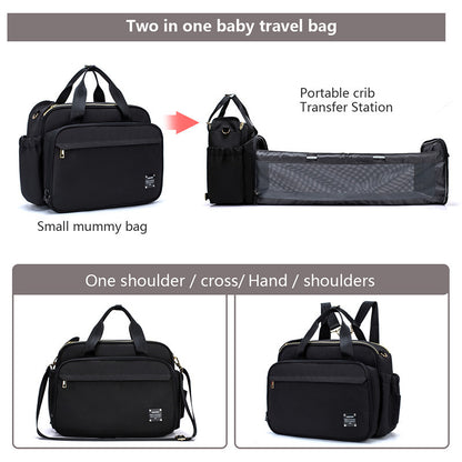 Folding Portable Cot and Baby Bag - MAMTASTIC