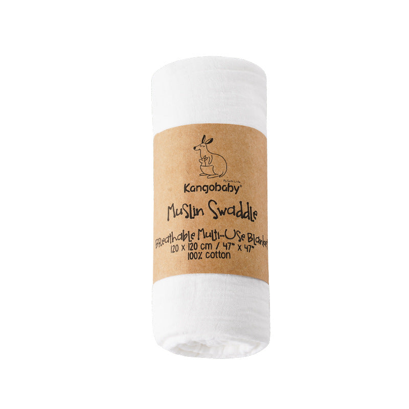 Cotton Retro Solid Color Muslin Baby Wrapper - MAMTASTIC