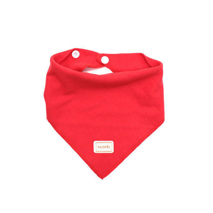 Kids Hat and Bib Set in Solid Colors for Boys and Girls Cotton Baby Beanies - MAMTASTIC