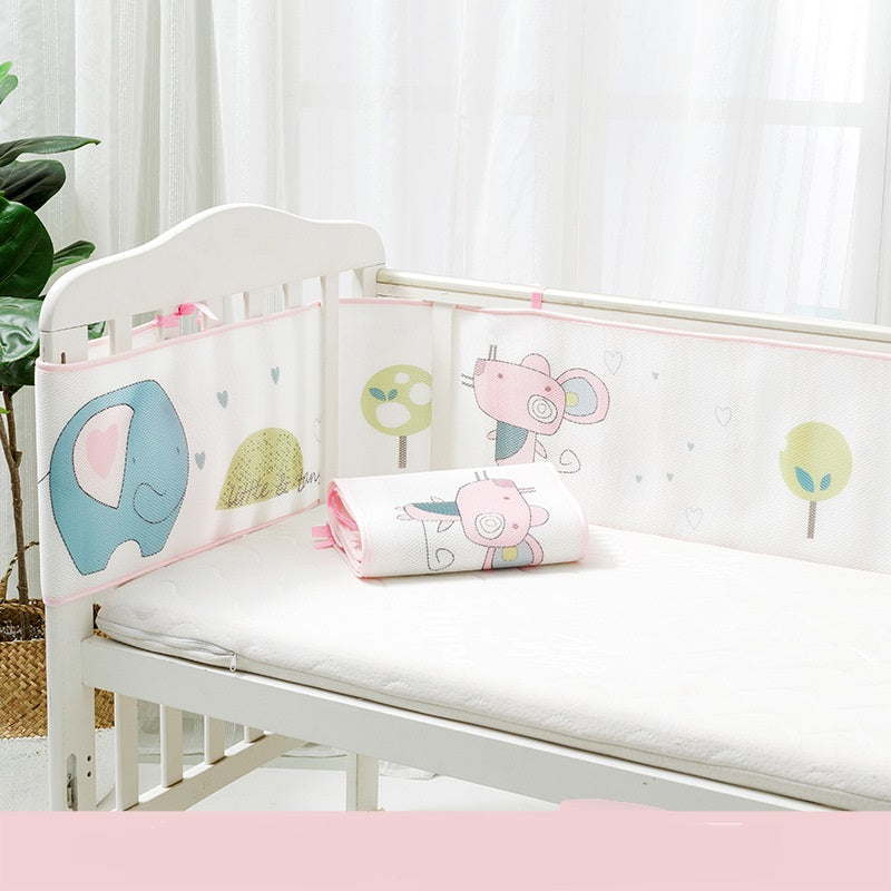 Breathable Baby Crib Bumper for Safety and Comfort – MAMTASTIC