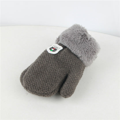 Warm Knitted Baby Mittens with Plush Fleece Lining - MAMTASTIC