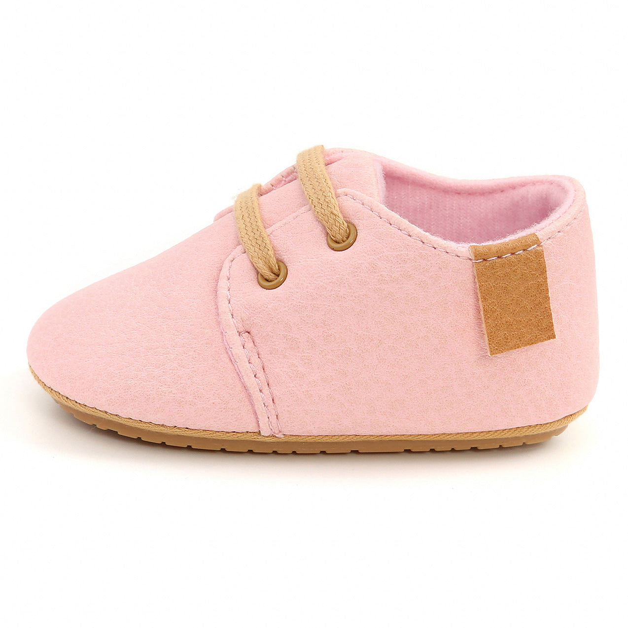 Soft Leather Baby Moccasins with Rubber Sole for Newborns and Toddlers - MAMTASTIC