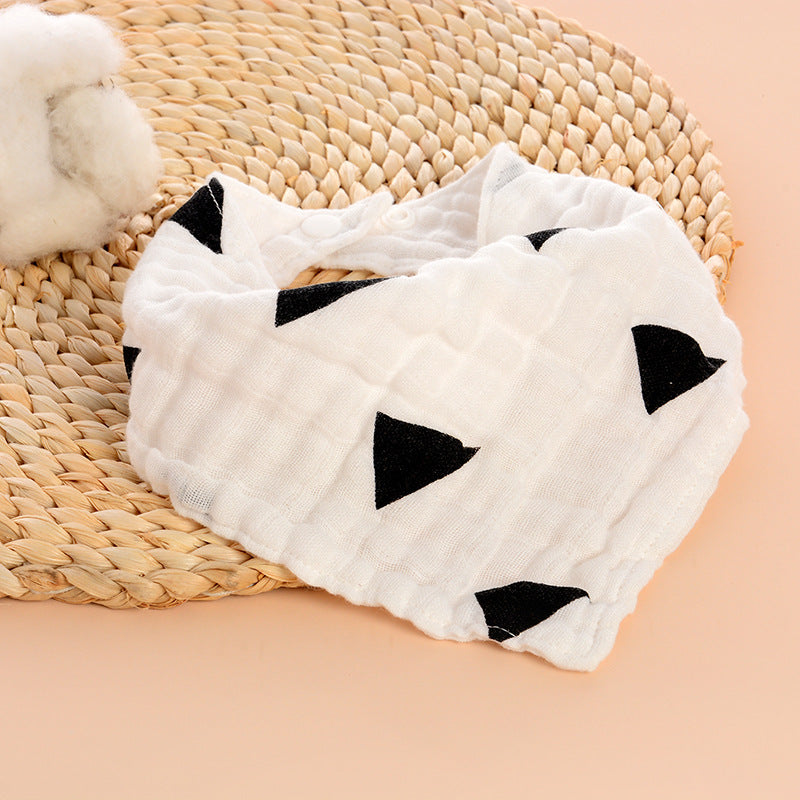 Infant Black and White Triangle Scarf - MAMTASTIC
