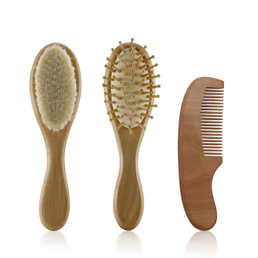 Baby Shower Shampoo Brush with Soft Bristles and Cleaning Comb - MAMTASTIC