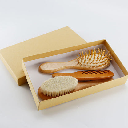 Baby Shower Shampoo Brush with Soft Bristles and Cleaning Comb - MAMTASTIC