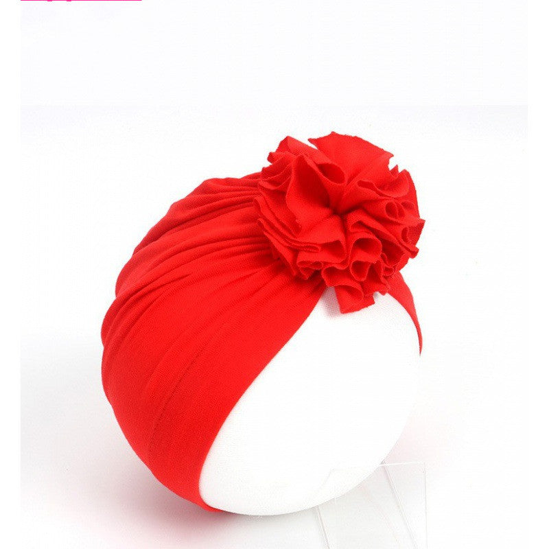 Newborn Baby Indian Turban Flower Cap Headwear - MAMTASTIC