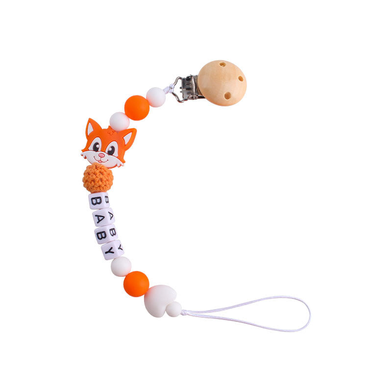 Silicone Pacifier Chain with Cute Animal Design - MAMTASTIC