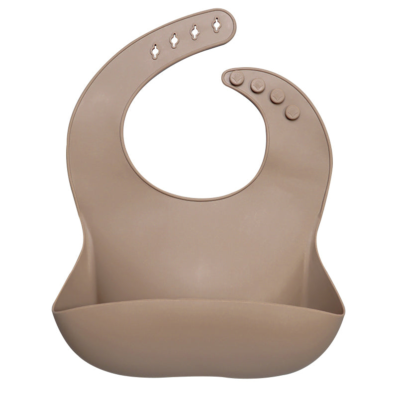 Waterproof Silicone Bib with Food Catcher for Babies - MAMTASTIC