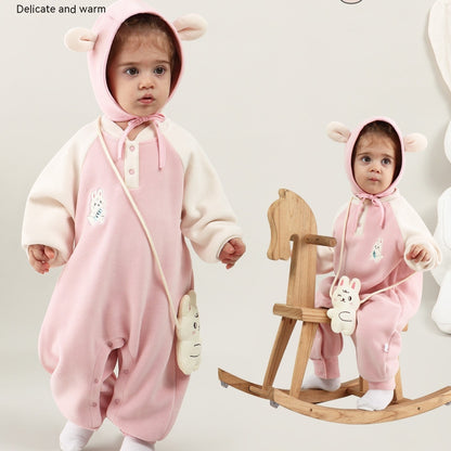 Comfortable Baby Outfit with Bunny Pocket - Easy to Wear