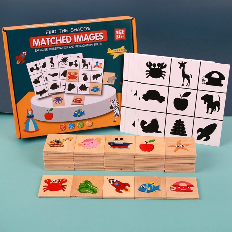Fun Wooden Puzzle for Learning and Playing