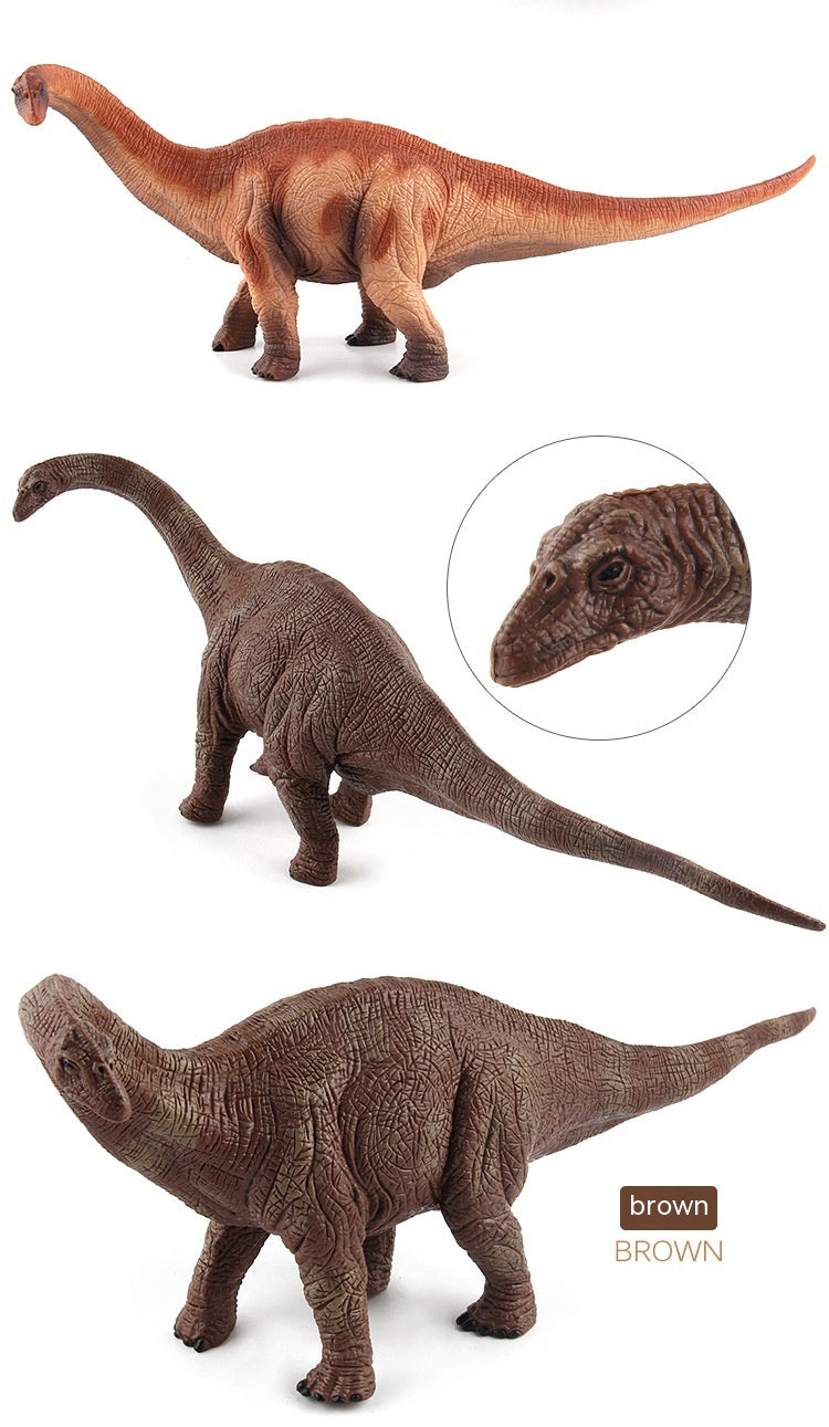 Realistic Plastic Brontosaurus Toy - Large Dinosaur Model for Kids