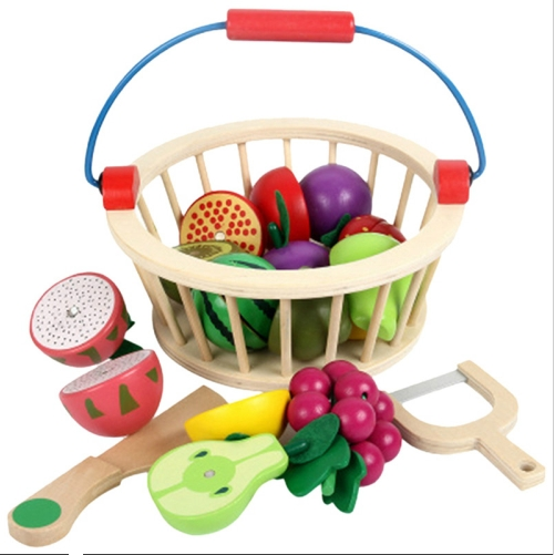 Wooden Fruit and Vegetable Toys: Educational & Fun