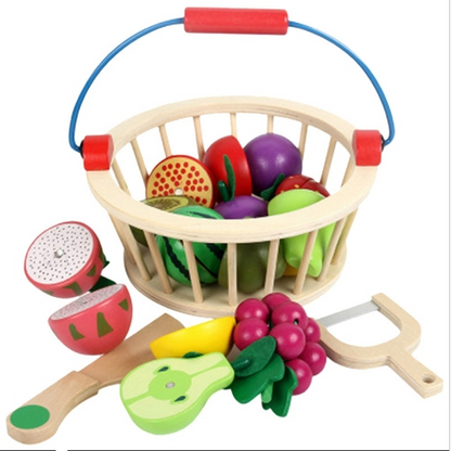 Wooden Fruit and Vegetable Toys: Educational & Fun