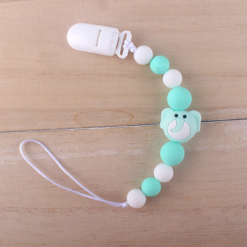 Silicone Pacifier Chain with Cute Animal Designs - Safe and Easy to Clean - MAMTASTIC