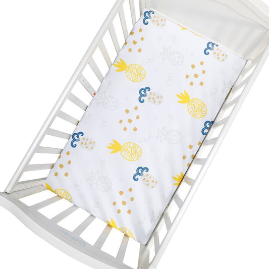 Soft and Breathable Baby Bed Sheet with Cute Animal Prints - Fitted Crib Sheet for Changing Pad - MAMTASTIC