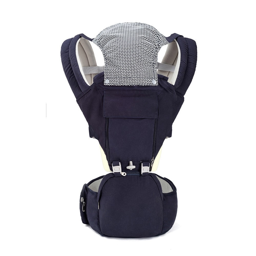 Breathable Cotton Baby Carrier with Seat - MAMTASTIC