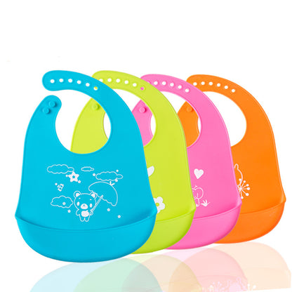 Silicone Eating Bib with Food Catcher - MAMTASTIC