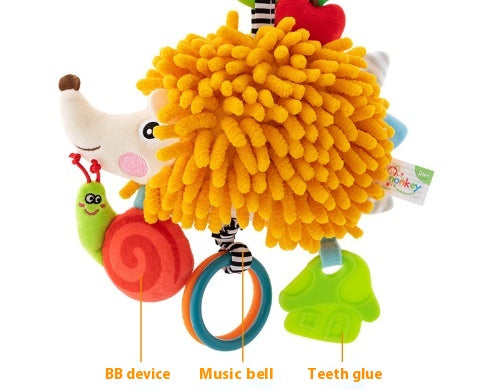 Plush Baby Toy For Stroller - Yellow Hedgehog - CJYD205794905EV