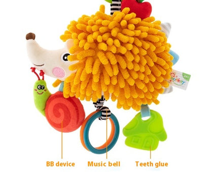 Plush Baby Toy For Stroller - Yellow Hedgehog - CJYD205794905EV