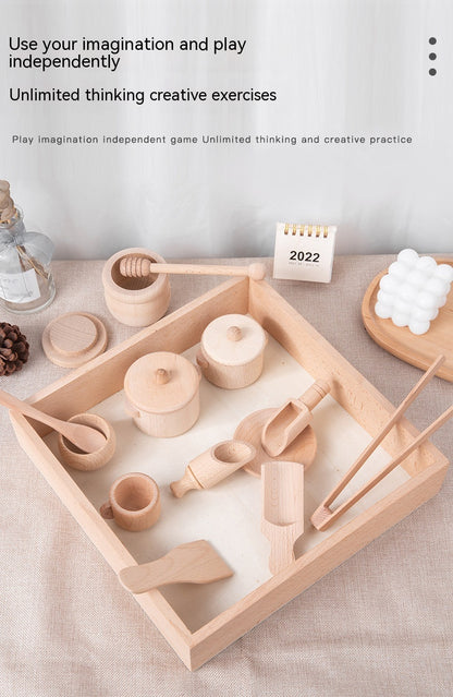 Pretend Play Kitchen Set for Girls - Developmental Toy for Imaginative Play