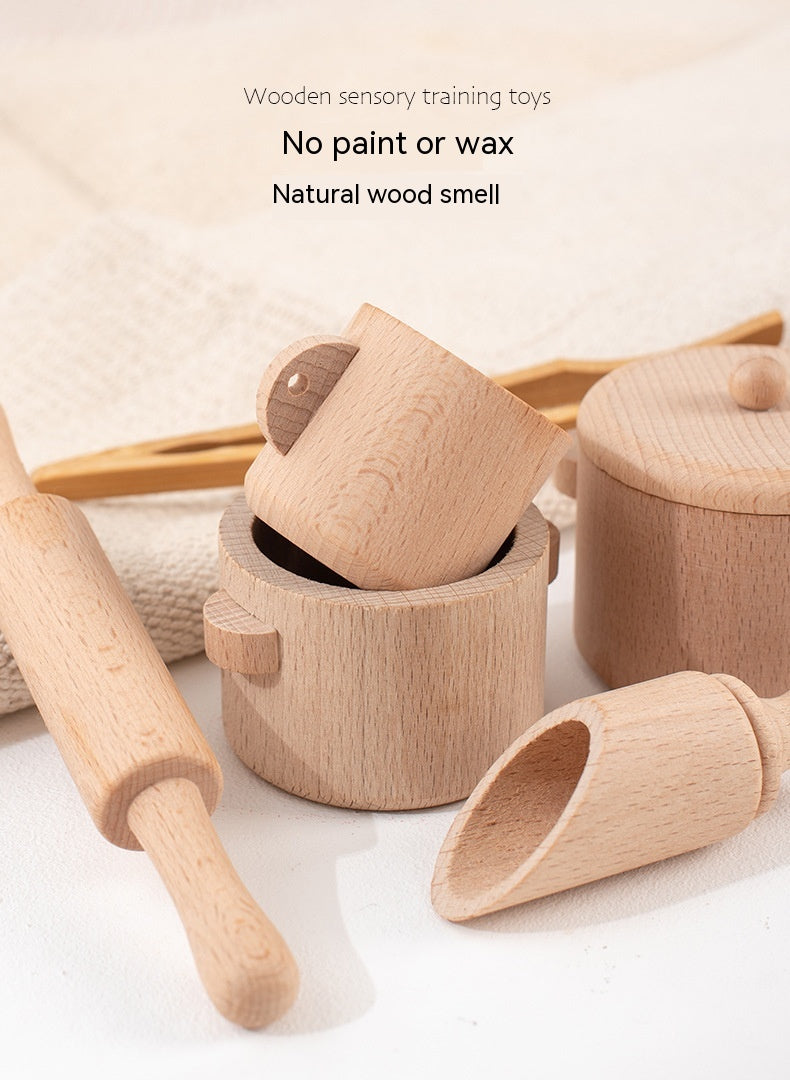 High-Quality Wooden Construction - Perfect for Pretend Play and Tea Parties