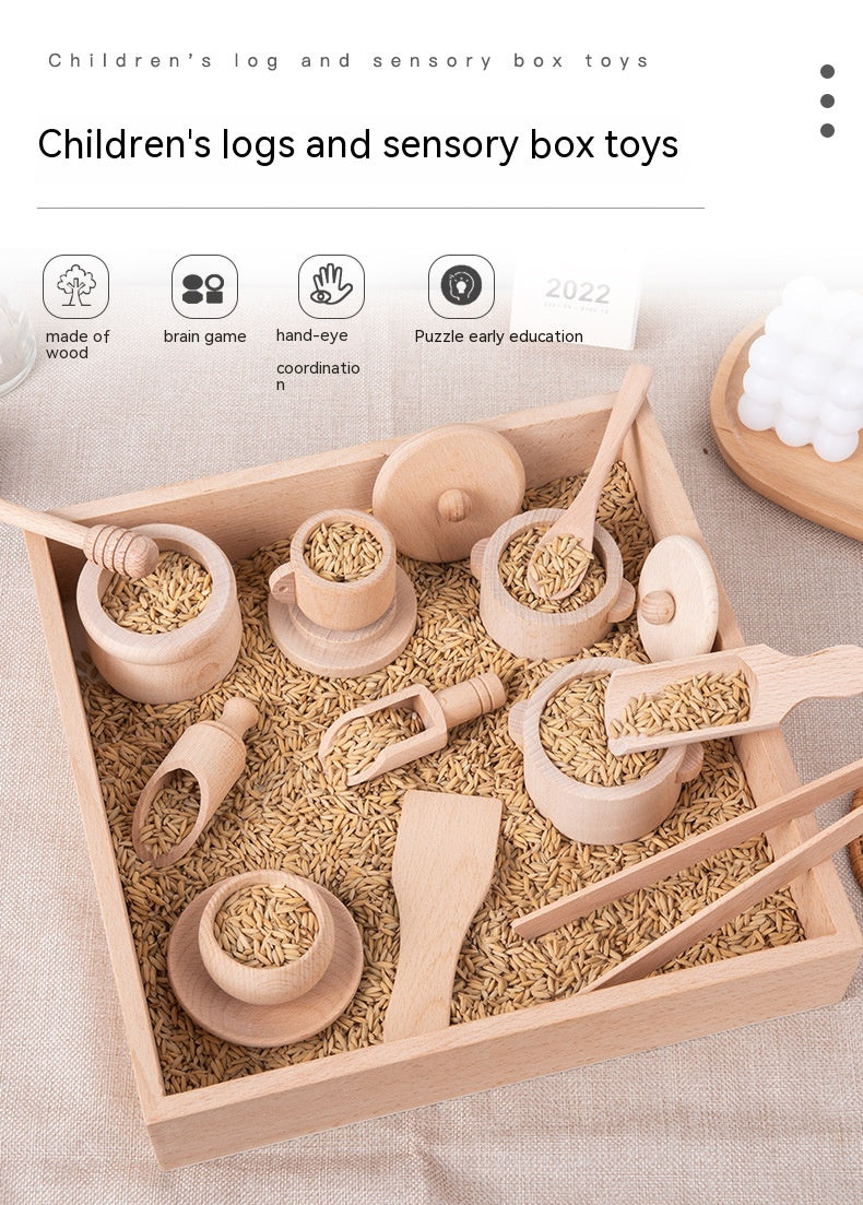 High-Quality Wooden Construction - Perfect for Pretend Play and Tea Parties