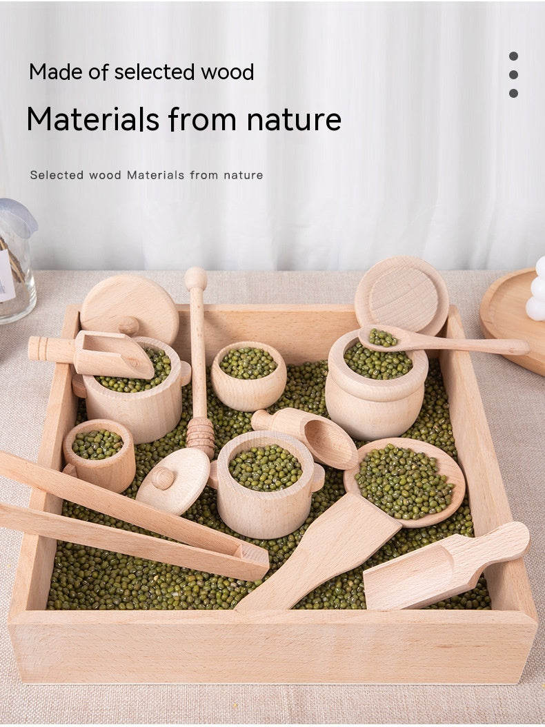 Adorable Wooden Tea Set for Kids - Promotes Social Skills and Develops Fine Motor Skills