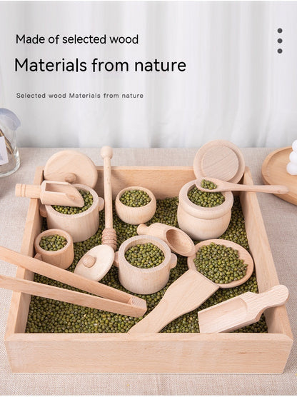 Adorable Wooden Tea Set for Kids - Promotes Social Skills and Develops Fine Motor Skills